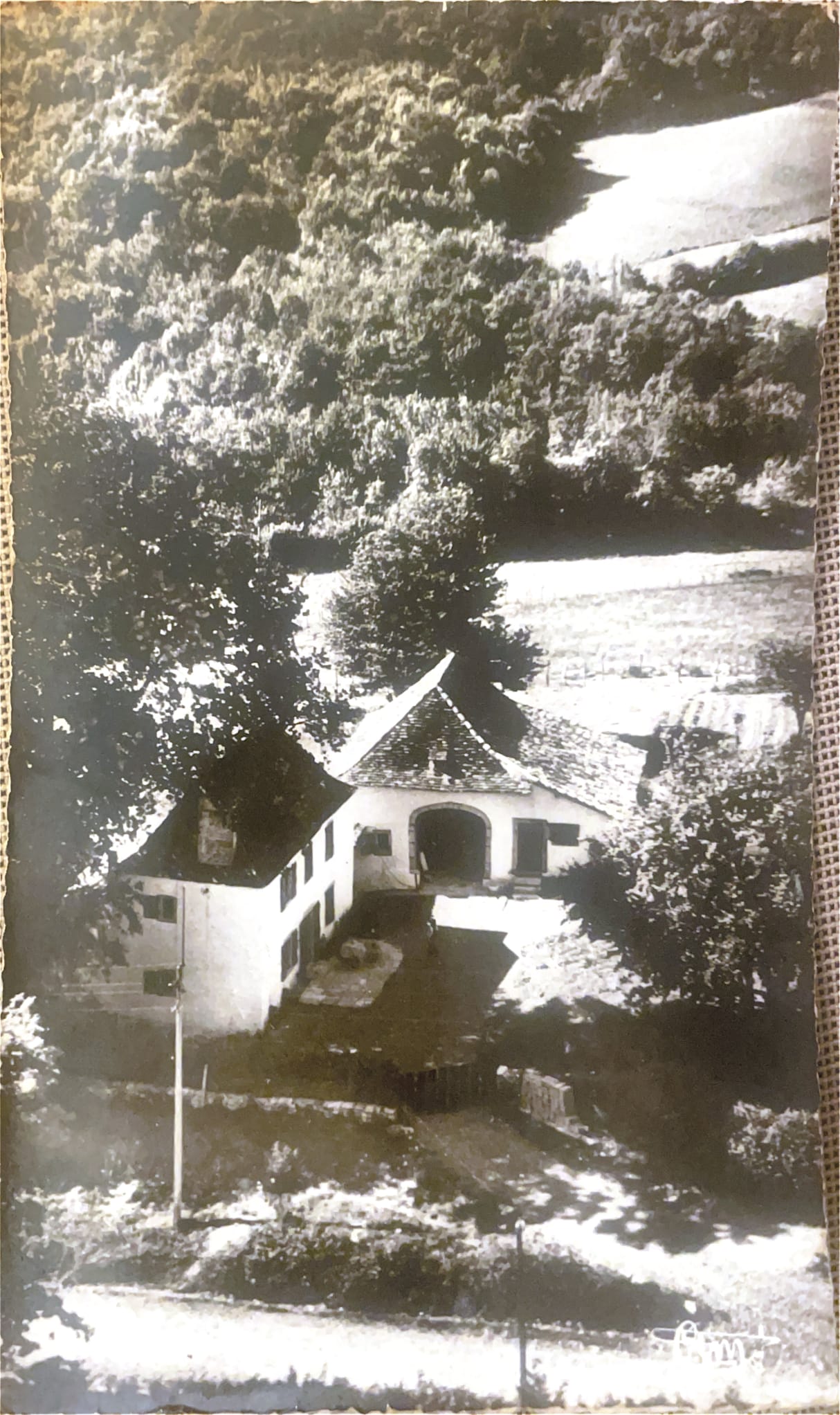 Vue aérienne de la Poterie de la Colombe — 1960