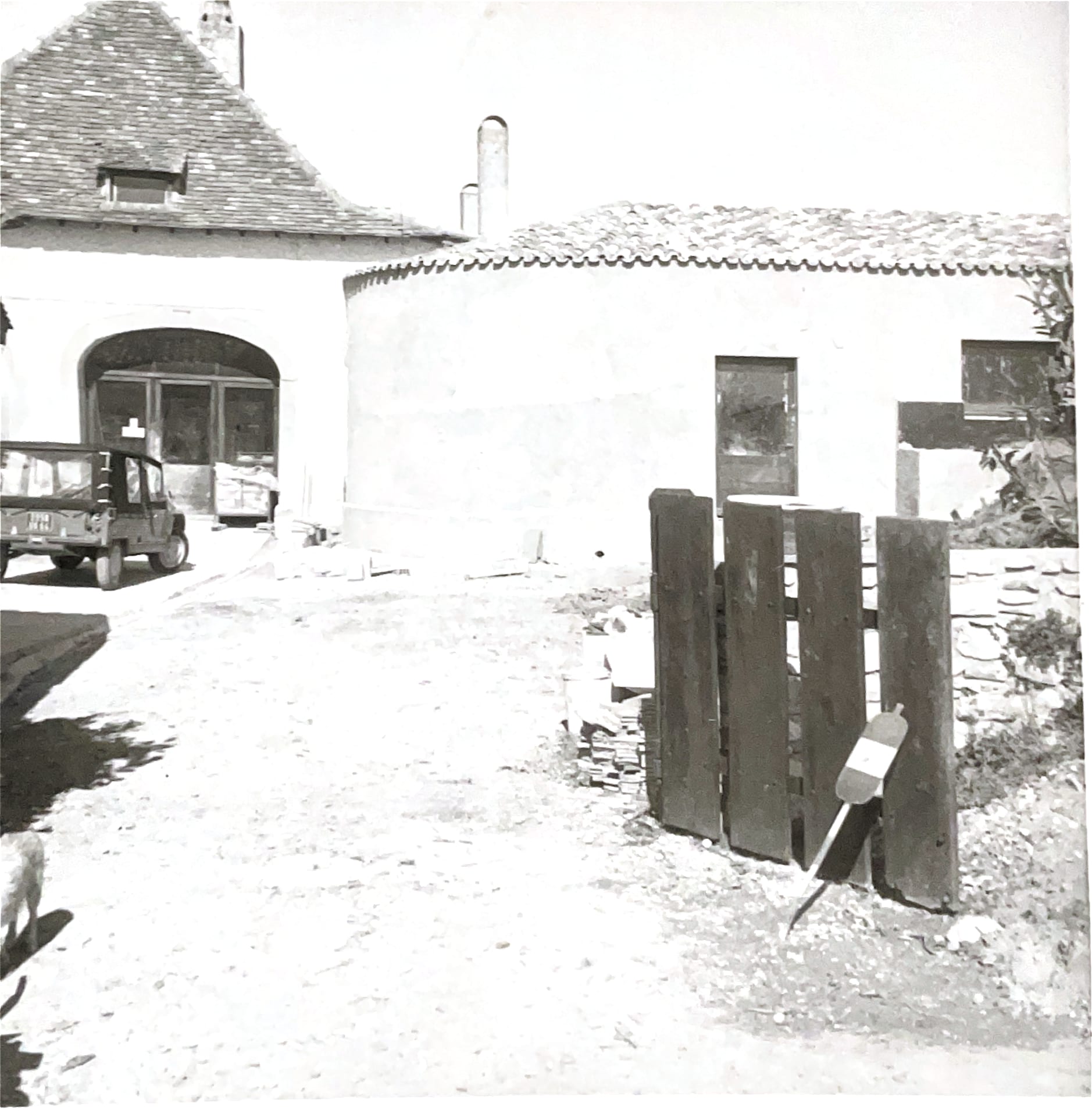 Construction de l'atelier — années 70